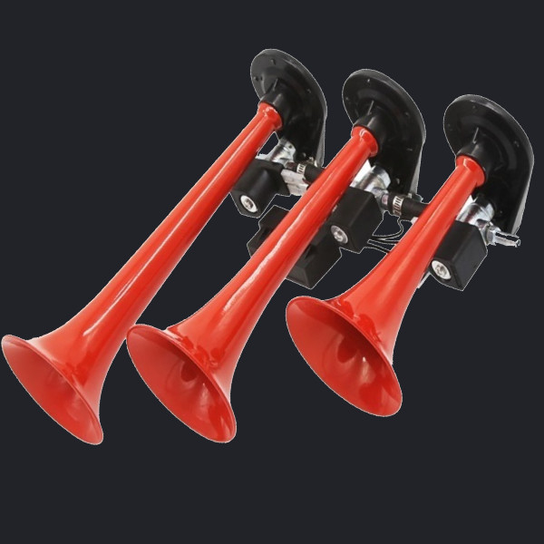 Three Trumpet Chrome Air Horn (HS-1020R) supplier