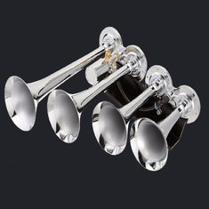 Four  Trumpet Whole Chrome Air Horn (HS-1026C) supplier