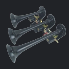 Three Trumpet Chrome Air Horn (HS-1021B) supplier