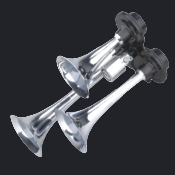 Three Trumpet Chrome Air Horn (HS-1018) supplier